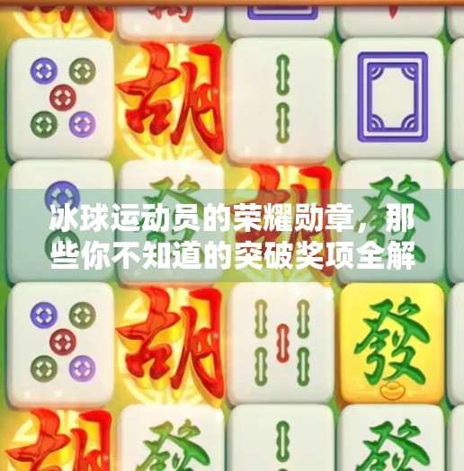 冰球运动员的荣耀勋章，那些你不知道的突破奖项全解析！冰球的突破奖项有哪些呢