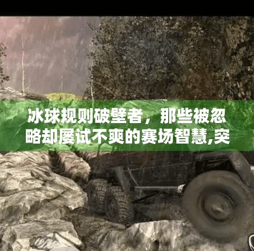 冰球规则破壁者，那些被忽略却屡试不爽的赛场智慧,突破冰球规则有哪些方法