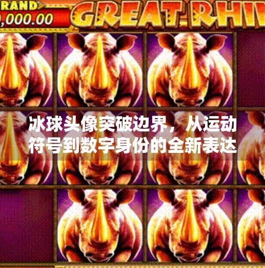 冰球头像突破边界，从运动符号到数字身份的全新表达,突破冰球头像图片