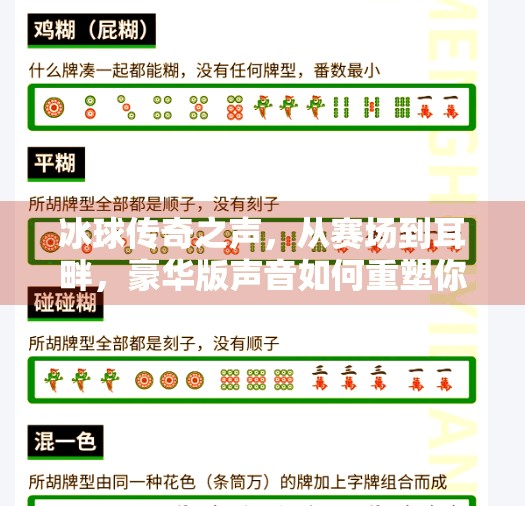 冰球传奇之声，从赛场到耳畔，豪华版声音如何重塑你的热血记忆？突破冰球豪华版传奇声音
