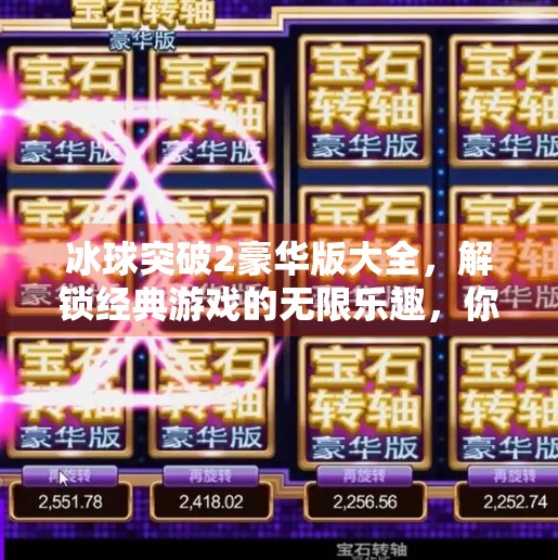 冰球突破2豪华版大全，解锁经典游戏的无限乐趣，你真的了解它吗？冰球突破2豪华版大全