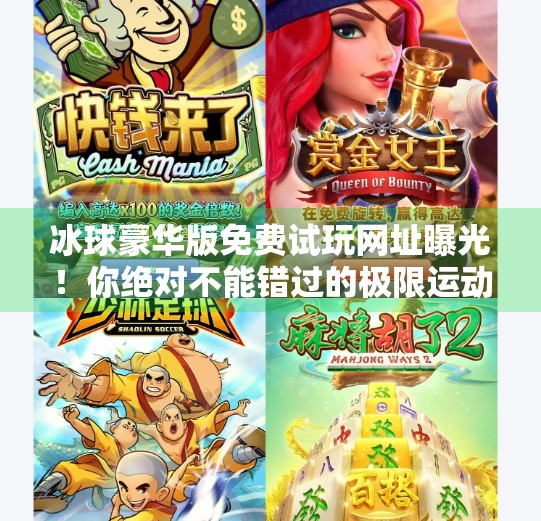 冰球豪华版免费试玩网址曝光！你绝对不能错过的极限运动体验！突破冰球豪华版免费试玩网址