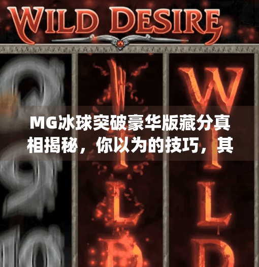 MG冰球突破豪华版藏分真相揭秘，你以为的技巧，其实是陷阱！mg冰球突破豪华版怎么藏分