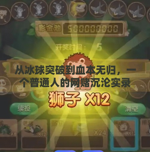 从冰球突破到血本无归，一个普通人的网赌沉沦实录,网赌冰球突破输了十几万